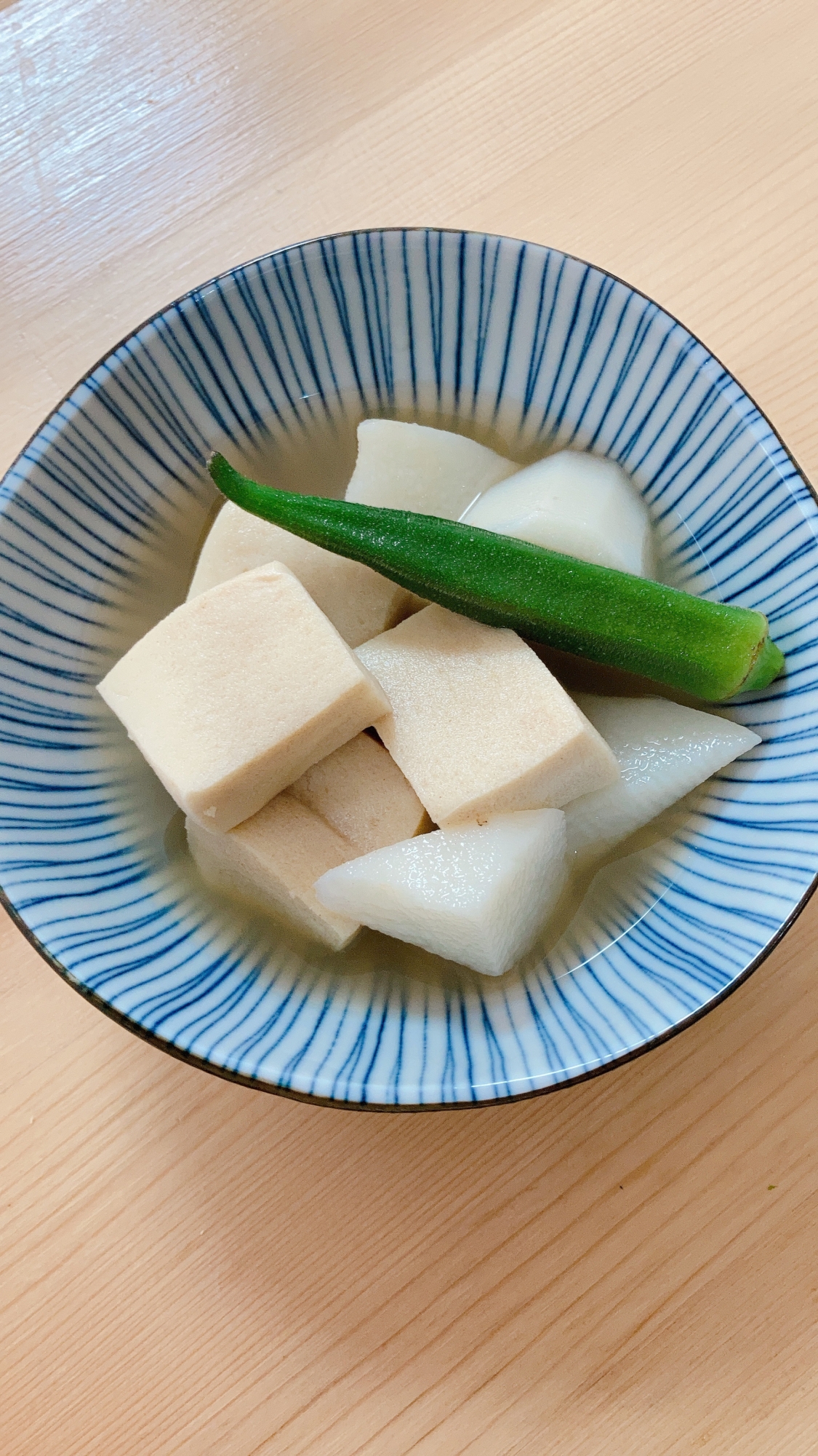 高野豆腐と長芋の煮物☆