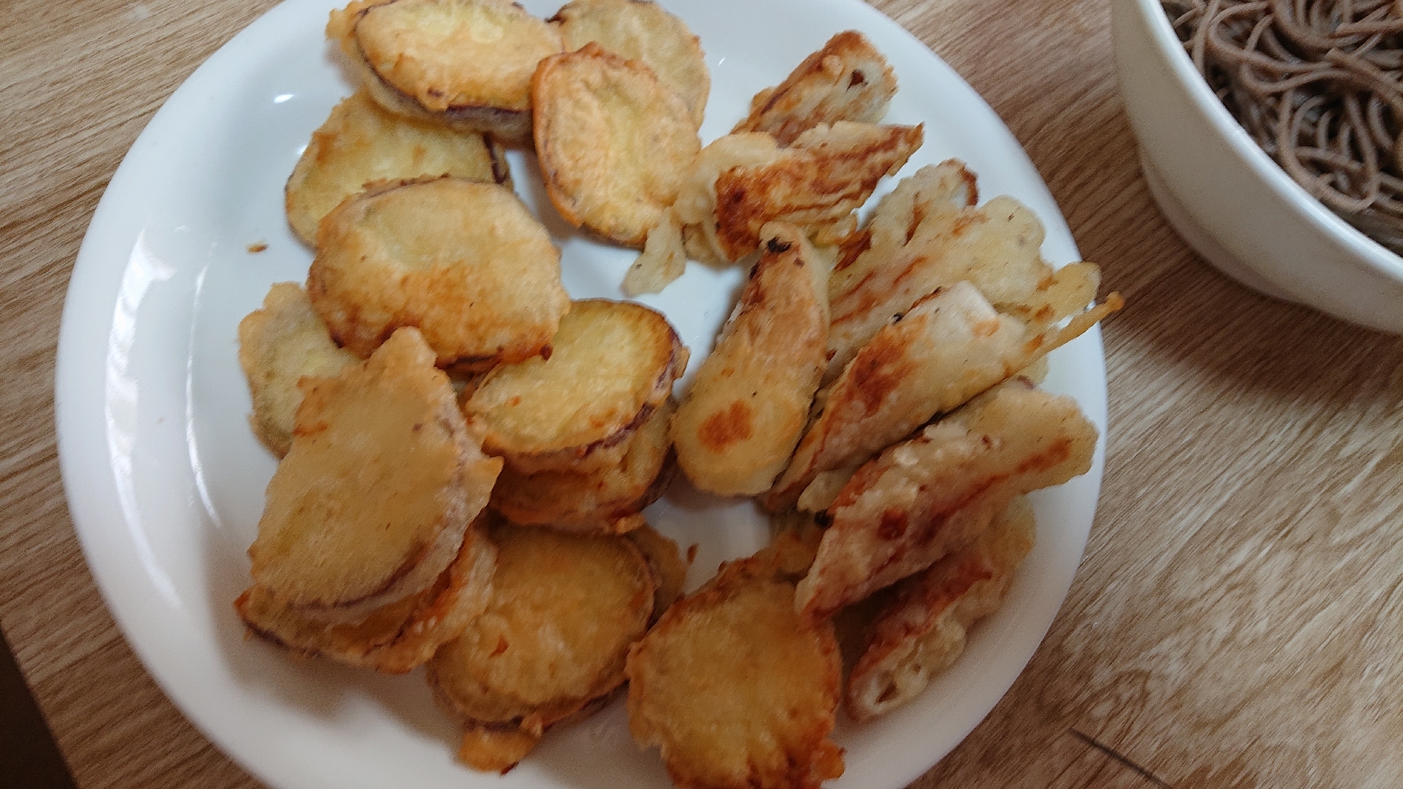 ベーキングパウダーと小麦粉でサックサク天ぷら