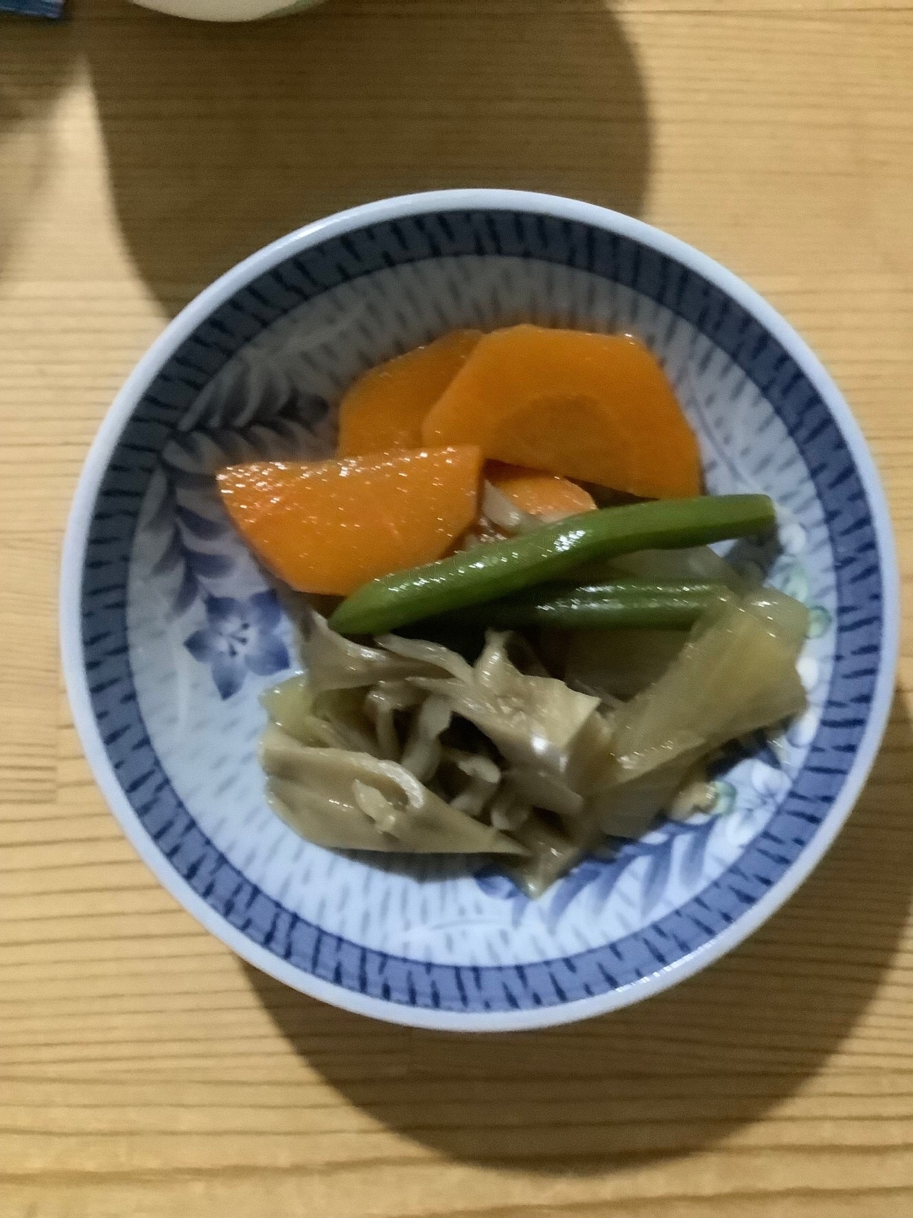 舞茸人参いんげんの煮物♪