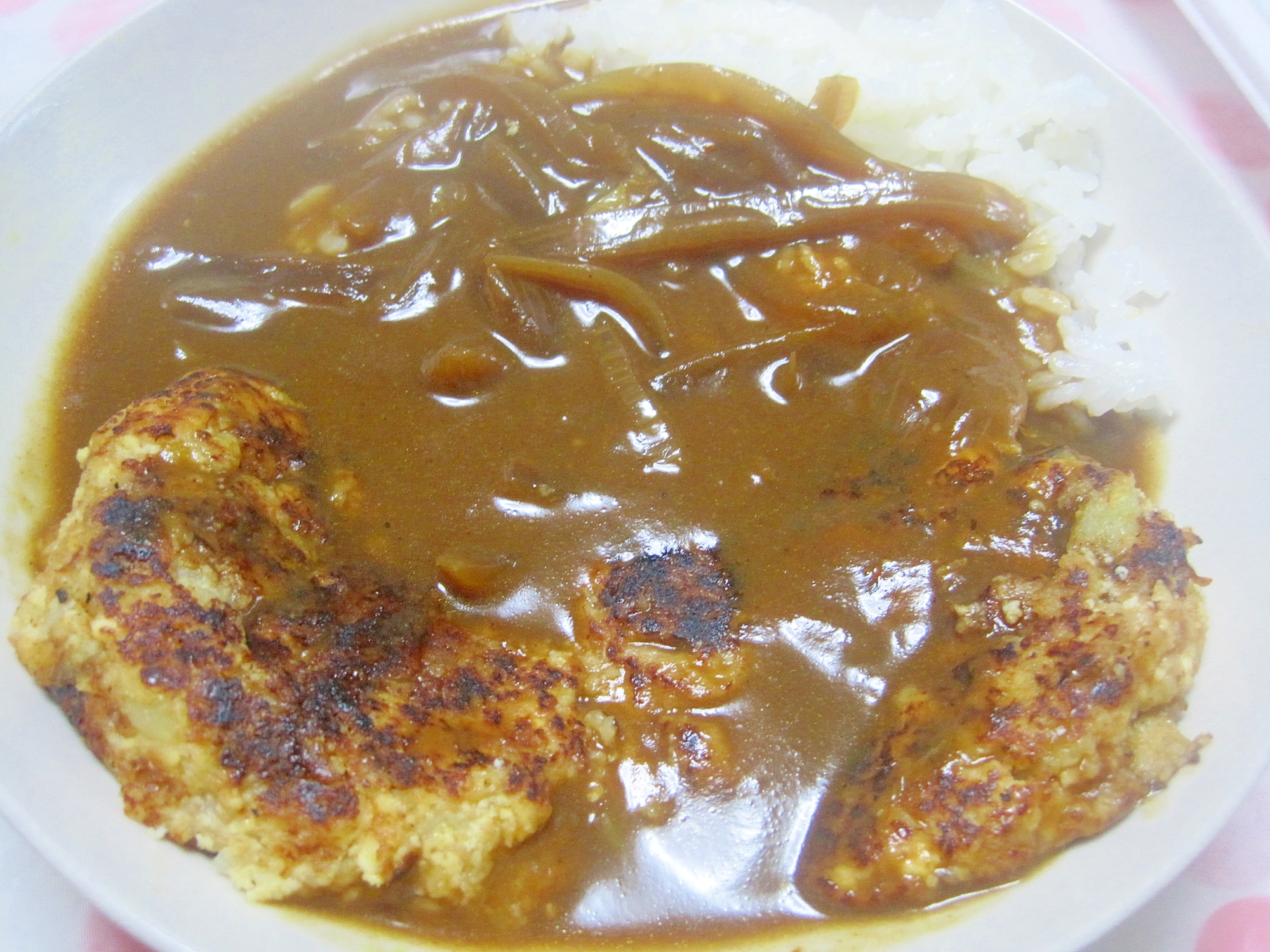 豆腐ハンバーグカレー