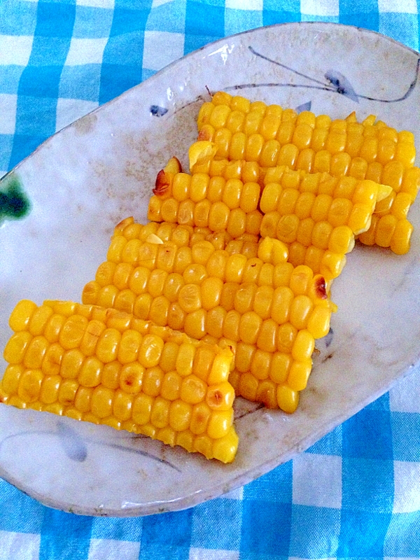 食べやすく 焼きとうもろこし レシピ 作り方 By Thank You Good Bye 楽天レシピ