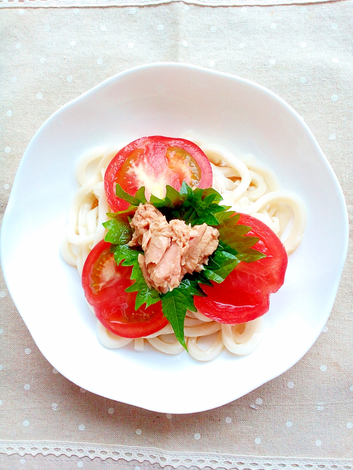 夏の冷やしうどん