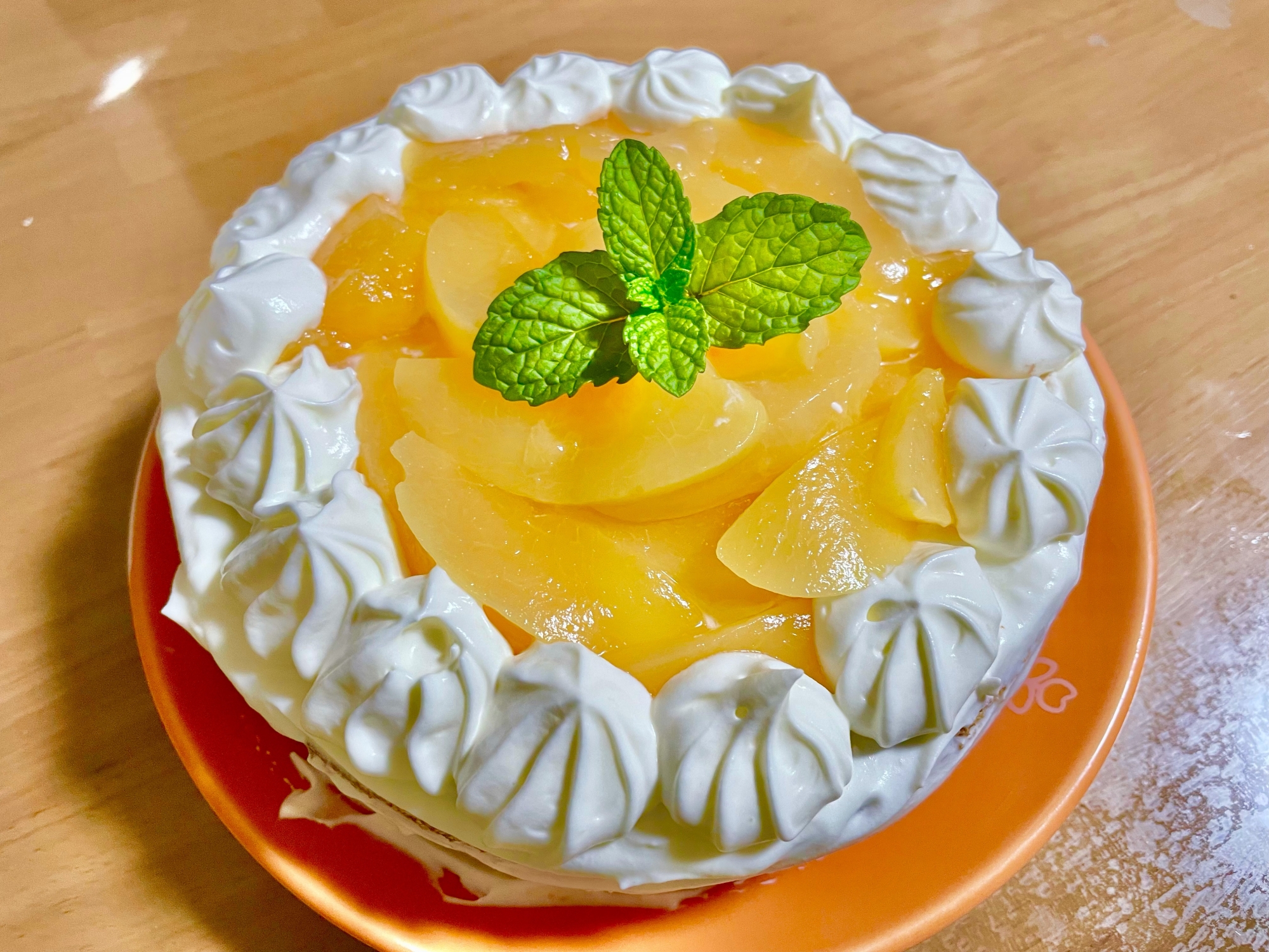 ももケーキ♡クリスマスにも!