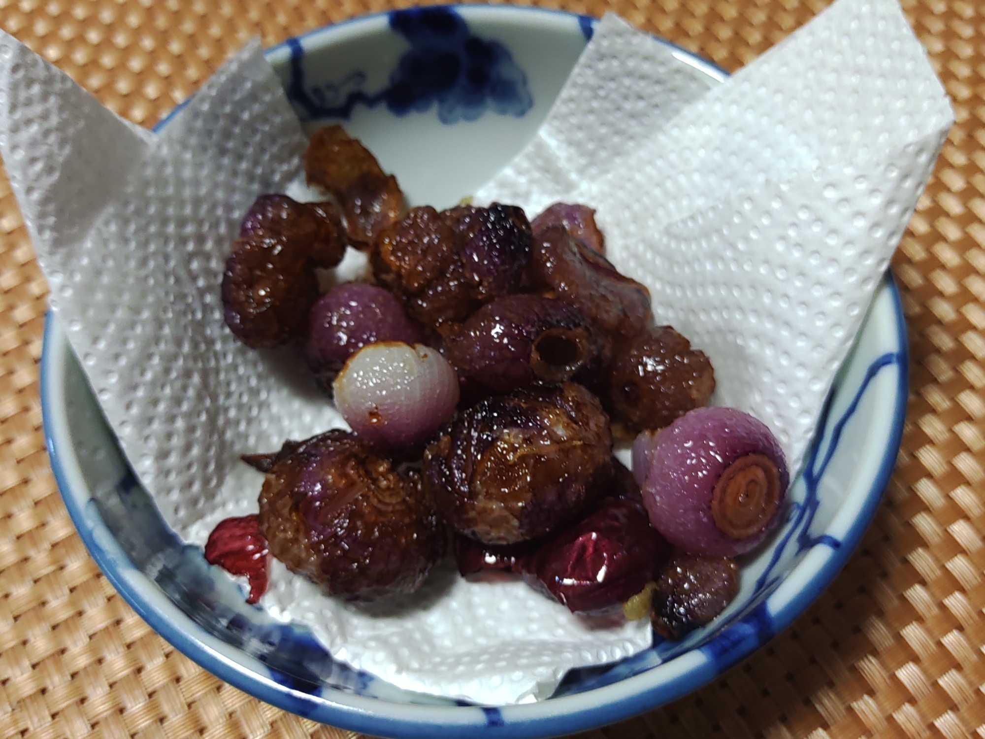 ちびアーリーレッドの丸揚げ