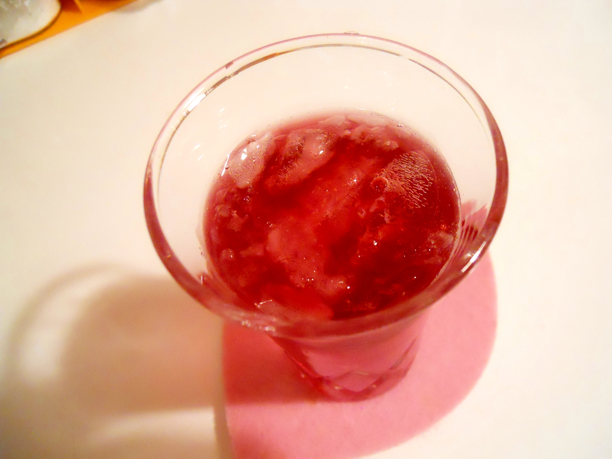 紫蘇シュースで蜂蜜梅酒♪