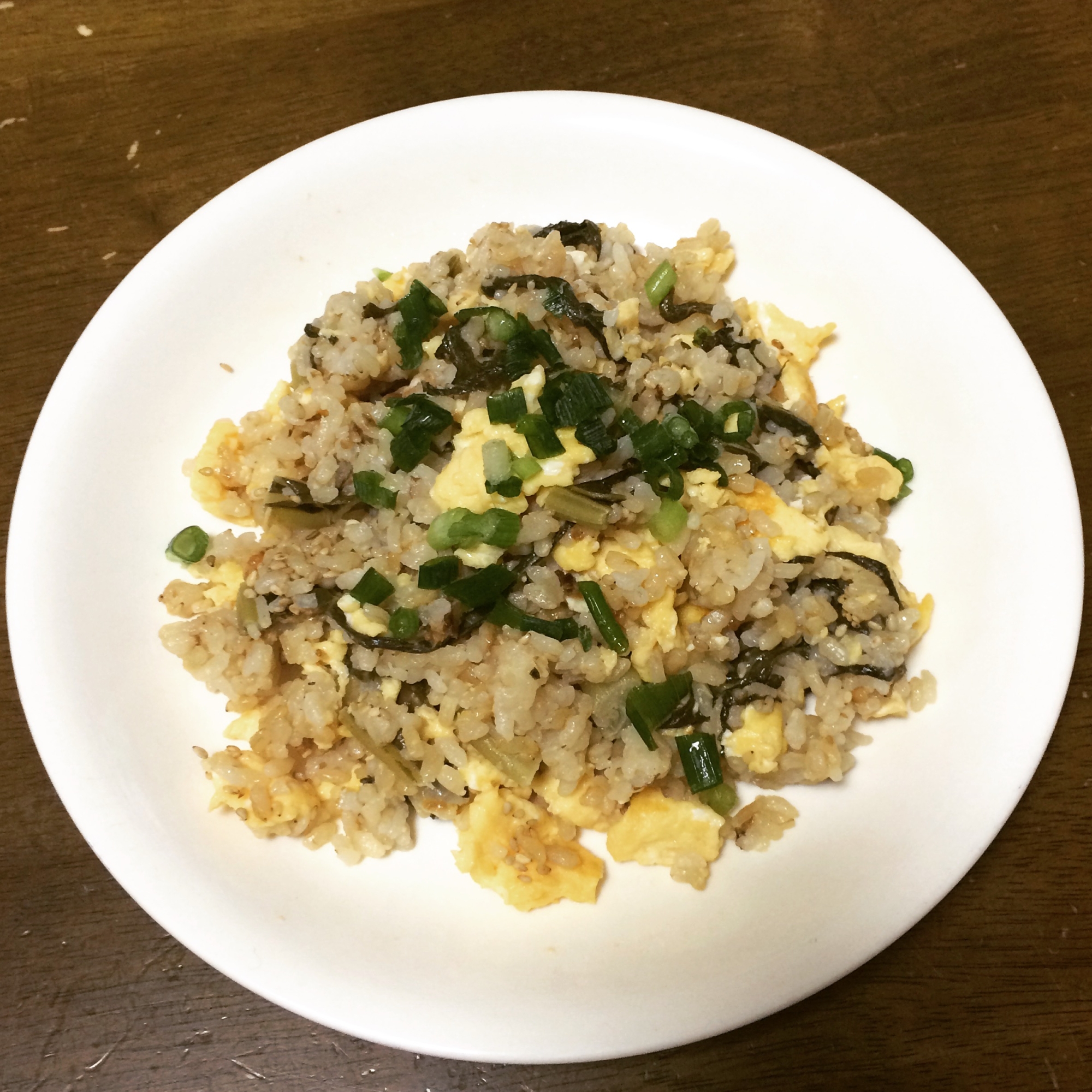 簡単！野沢菜チャーハン