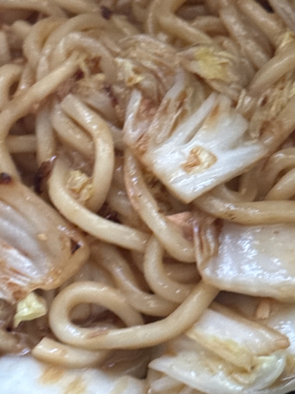 だしが香る♪ツナ入り焼きうどん