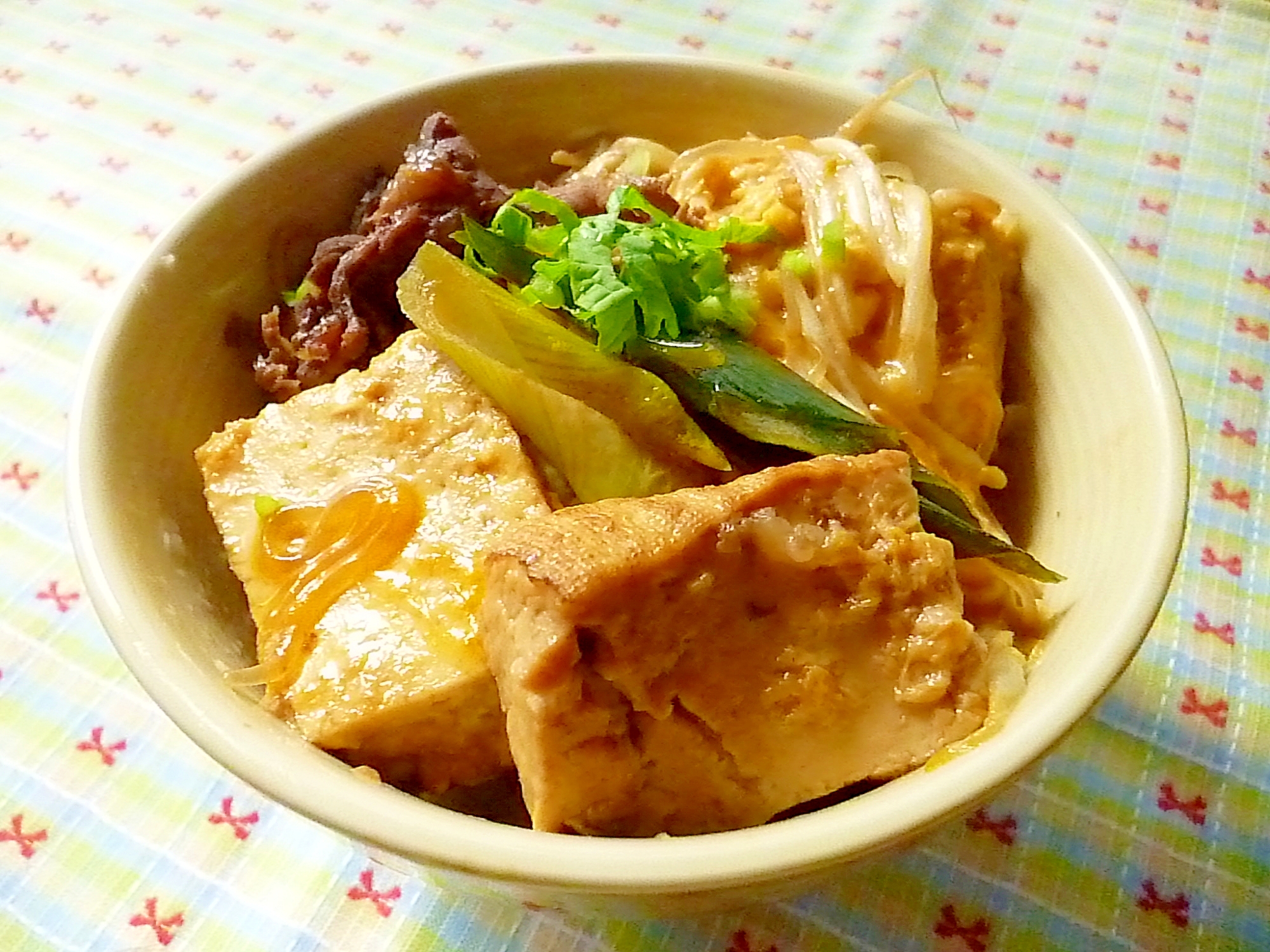 残ったすき焼きで☆すき焼き丼