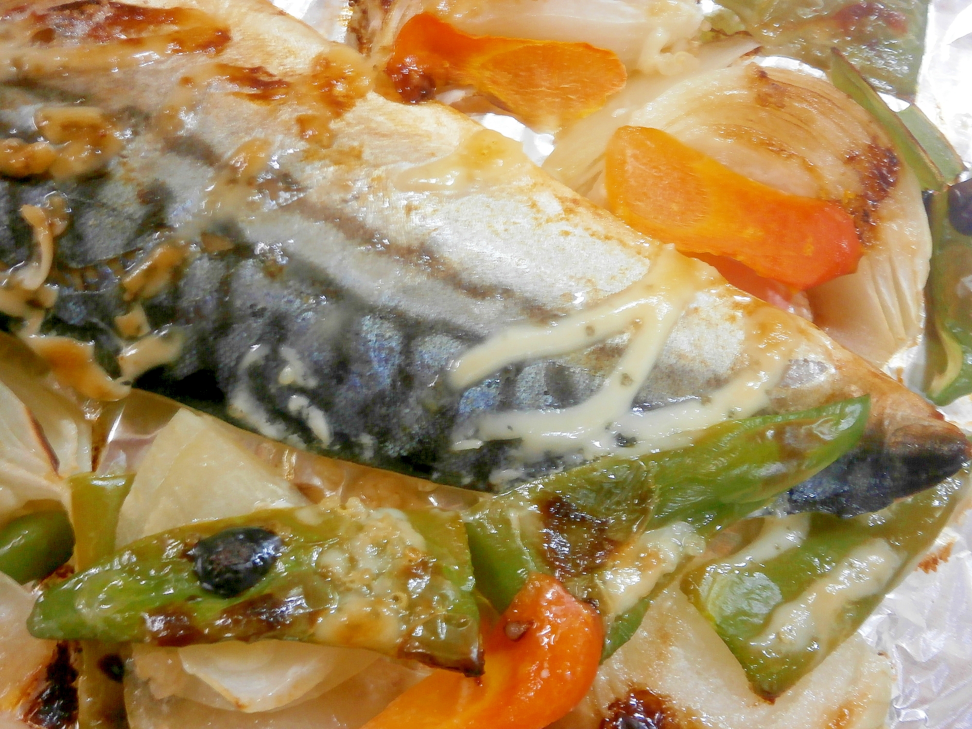 鯖と野菜トースター焼き