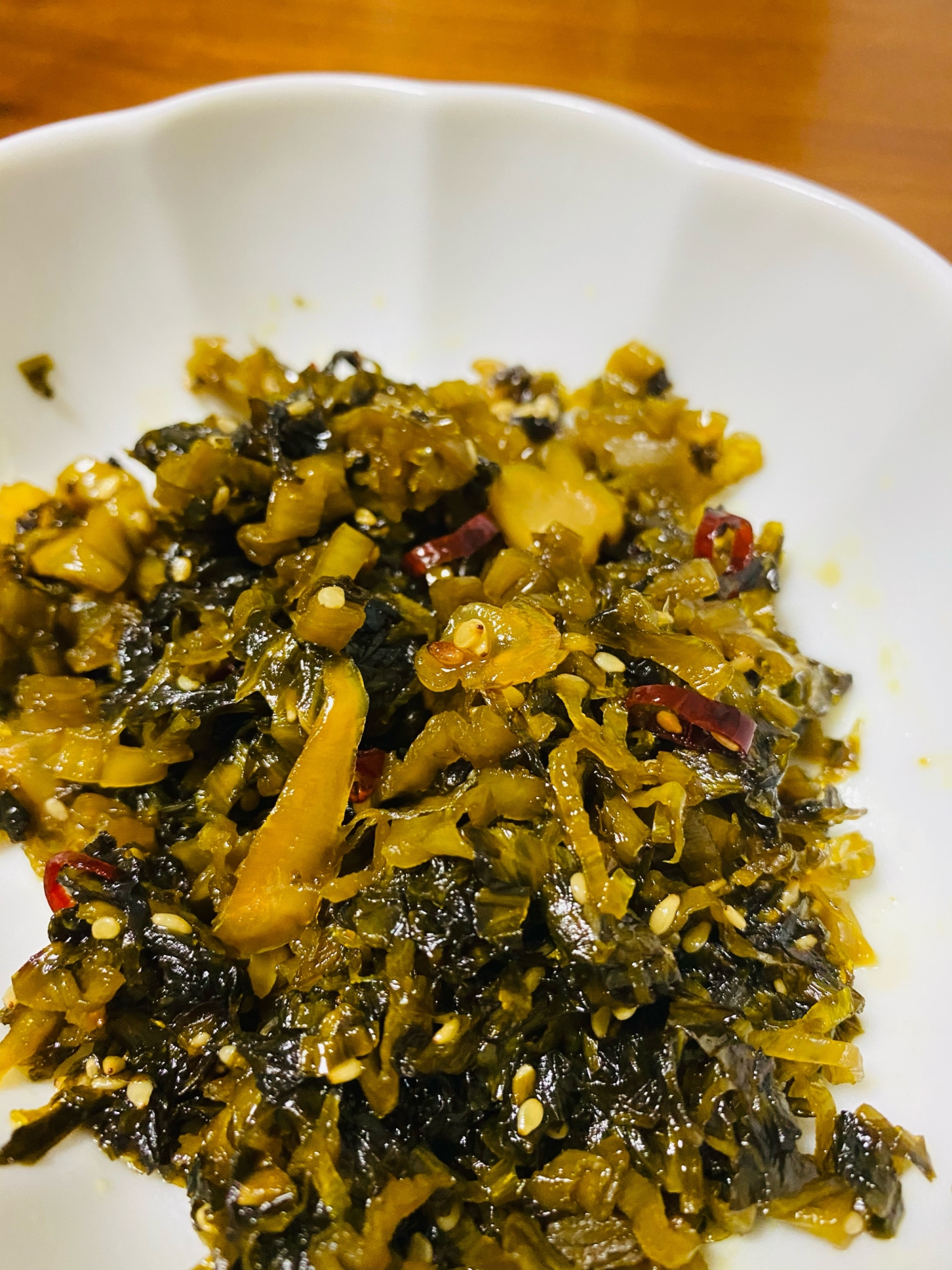 高菜ごま油炒め