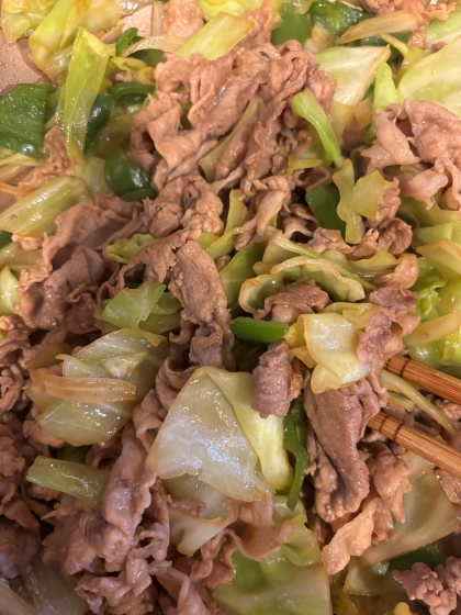 キャベツ豚肉で簡単‎♫*回鍋肉風✧˖°