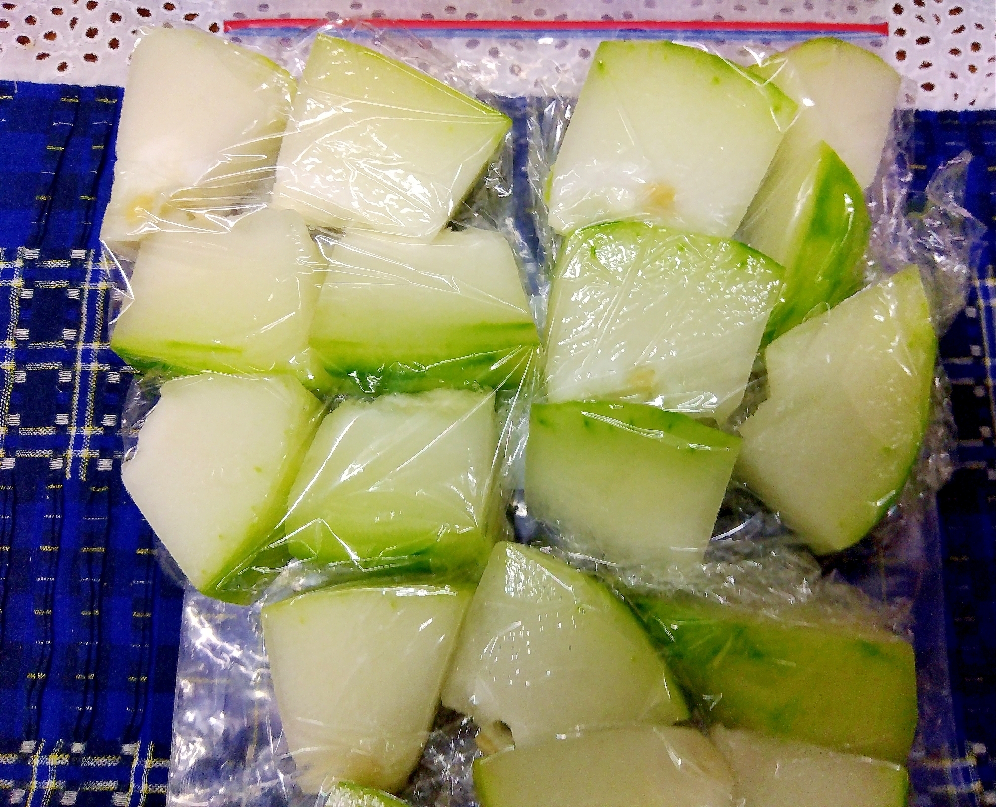 冬瓜の冷凍保存