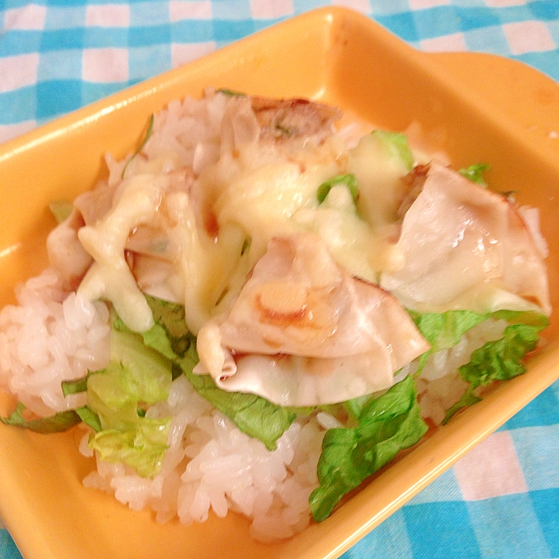 トースターで餃子のチーズご飯★