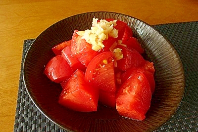 暑い夏に☆さっぱりトマトの酢生姜マリネ♪