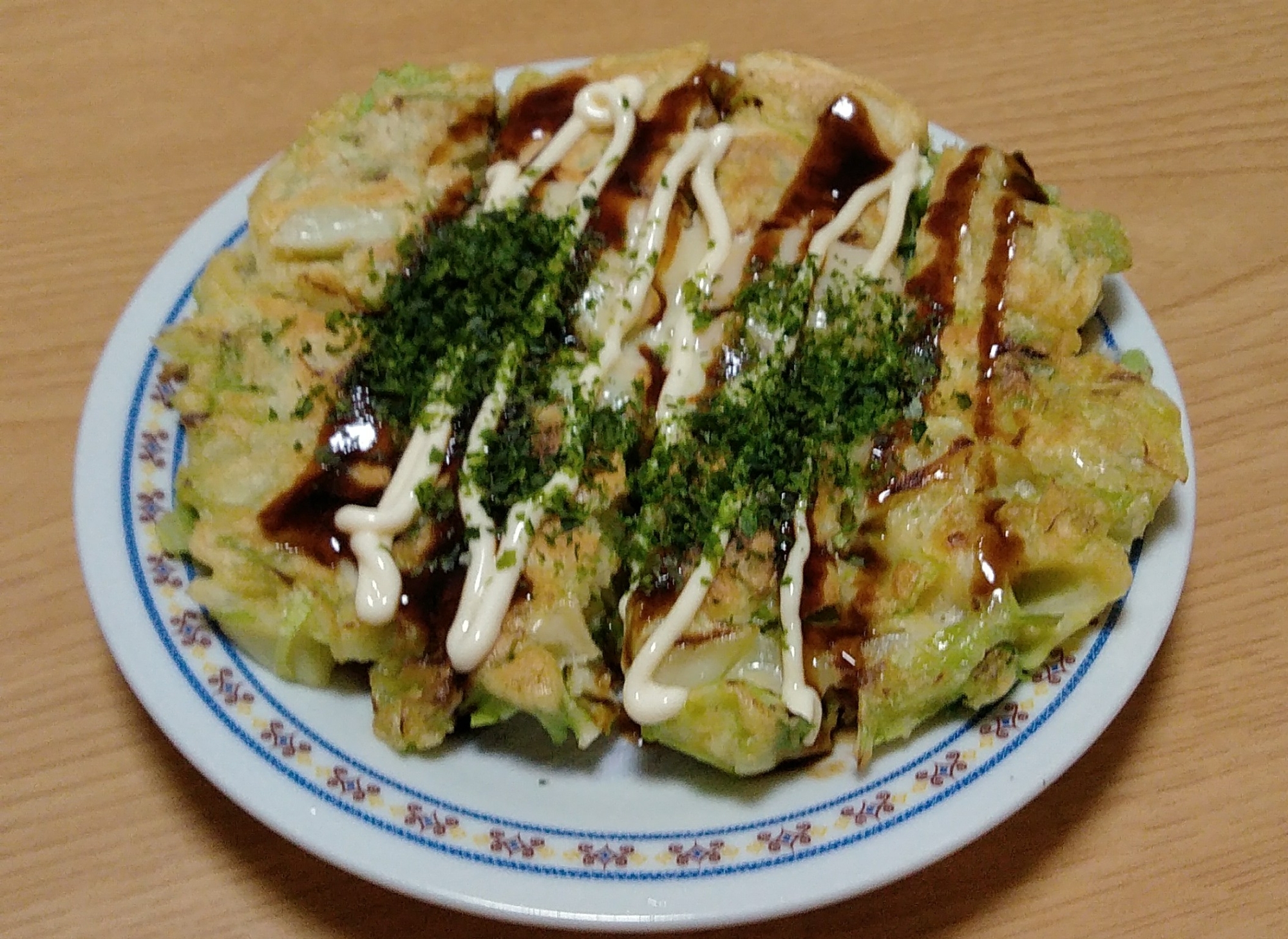 キャベツのお好み焼き