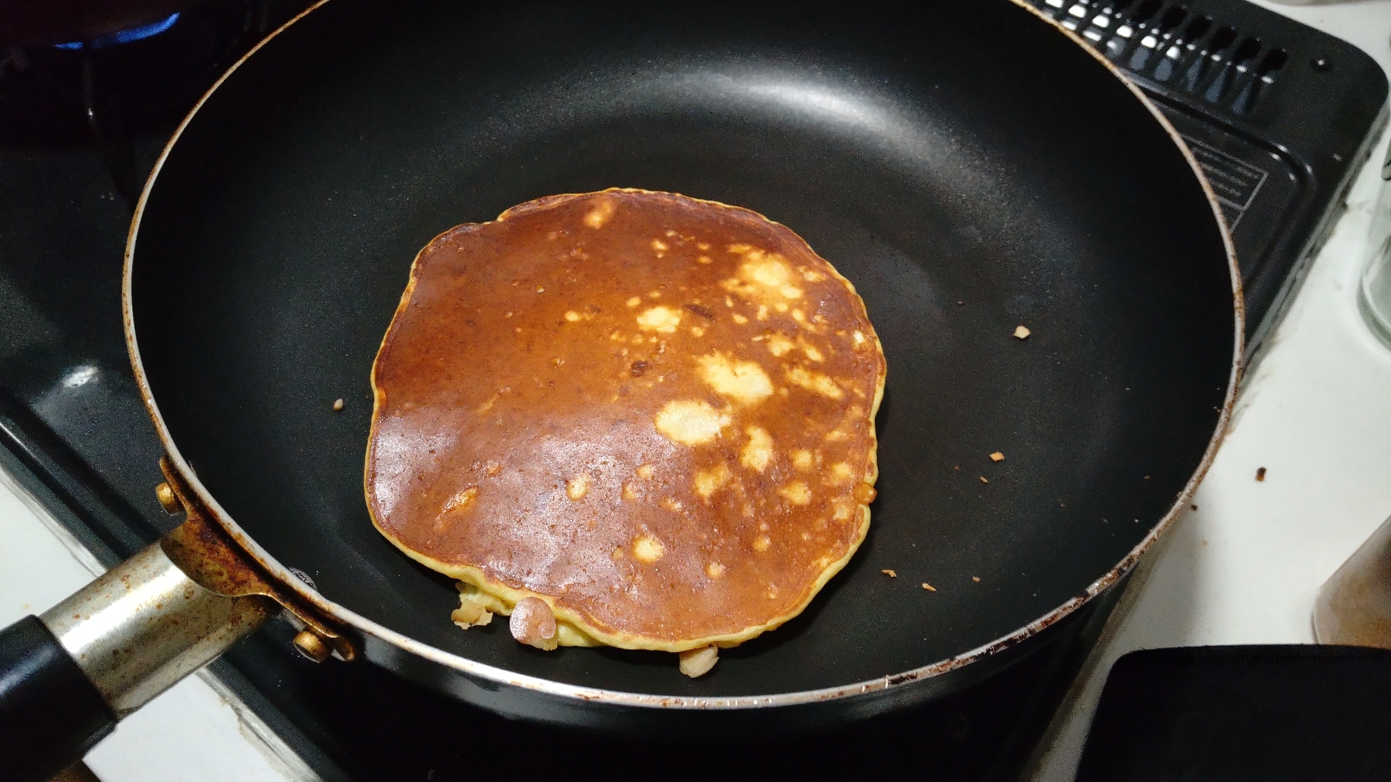 ヘルシー!大豆ホットケーキ