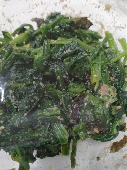 ほうれん草の胡麻和え