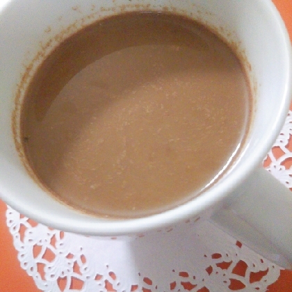 とっても美味しいカフェオレでなごみました♪♪♪家によくある材料なので、いつでも作れますね☆
ご馳走さまでした(●^o^●)