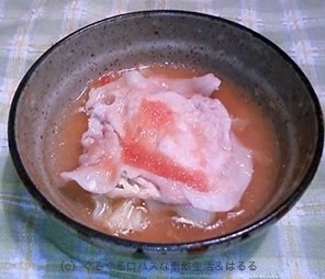 豚肉と白菜のレンジ蒸し