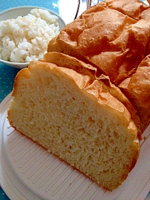 T Fal ホームベーカリーで作るごはん食パン レシピ 作り方 By Minori Ohisamanotikara 楽天レシピ