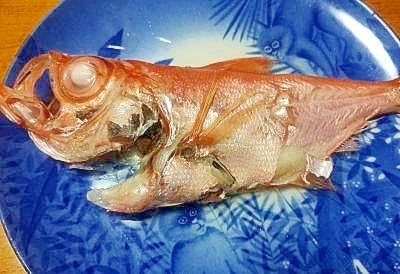 金目鯛の　煮付け