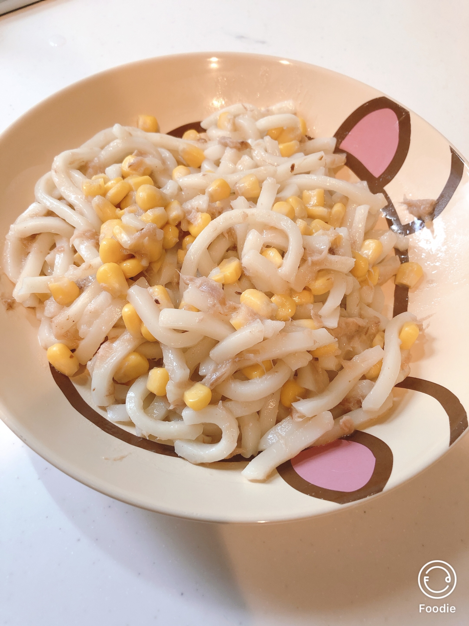 幼児食⭐ツナコーン焼きうどん