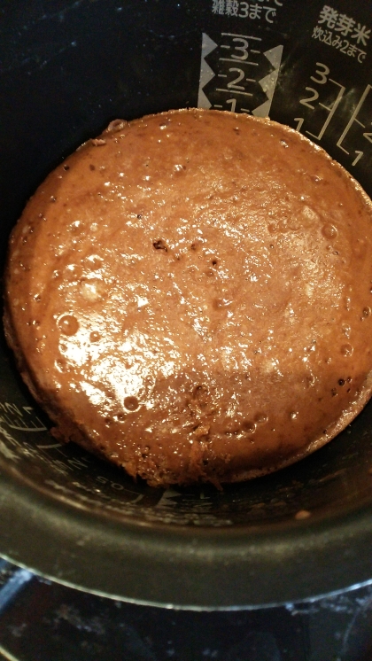 炊飯器で超簡単チョコケーキ
