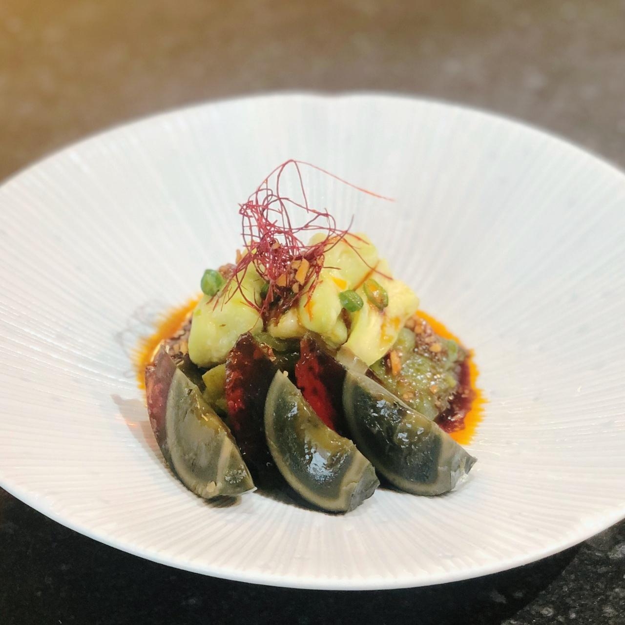 【皮蛋茄子】ピータン好き必見！皮蛋とナスの冷菜