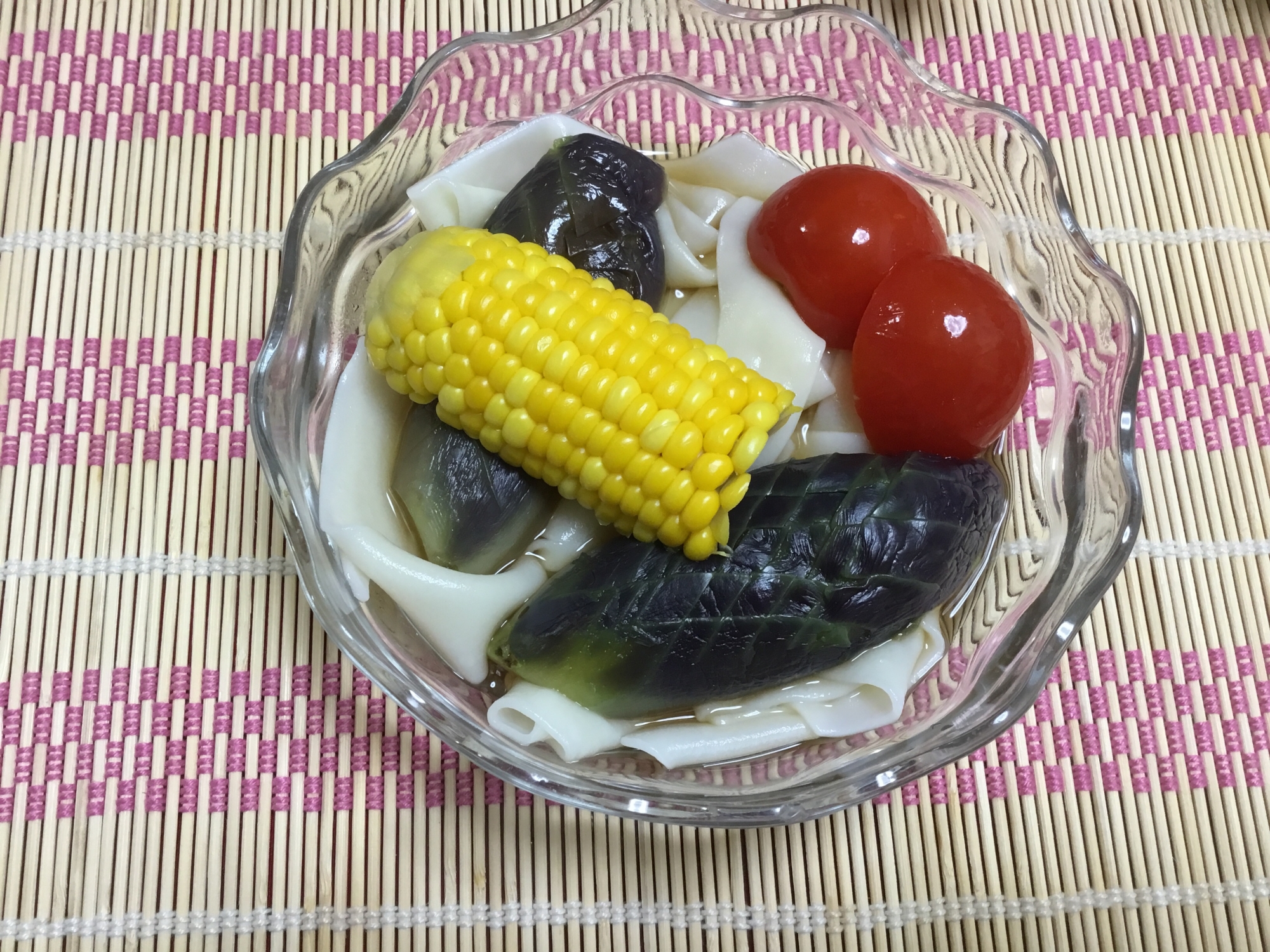 岩手県名物のぺろっこうどんで冷麺