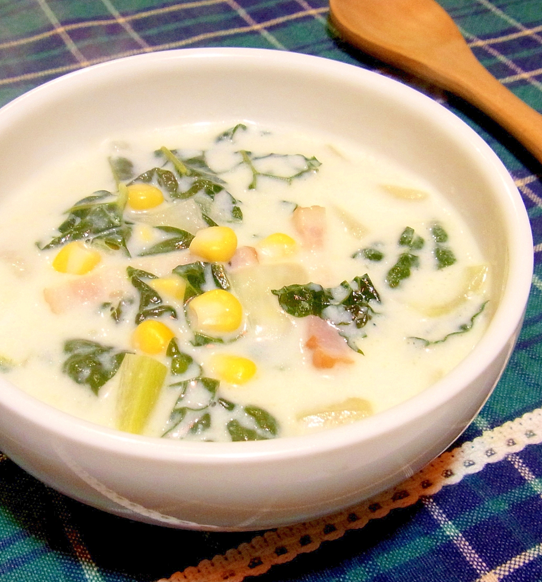 黒キャベツとコーンのクリームスープ レシピ 作り方 By メリッコ 楽天レシピ