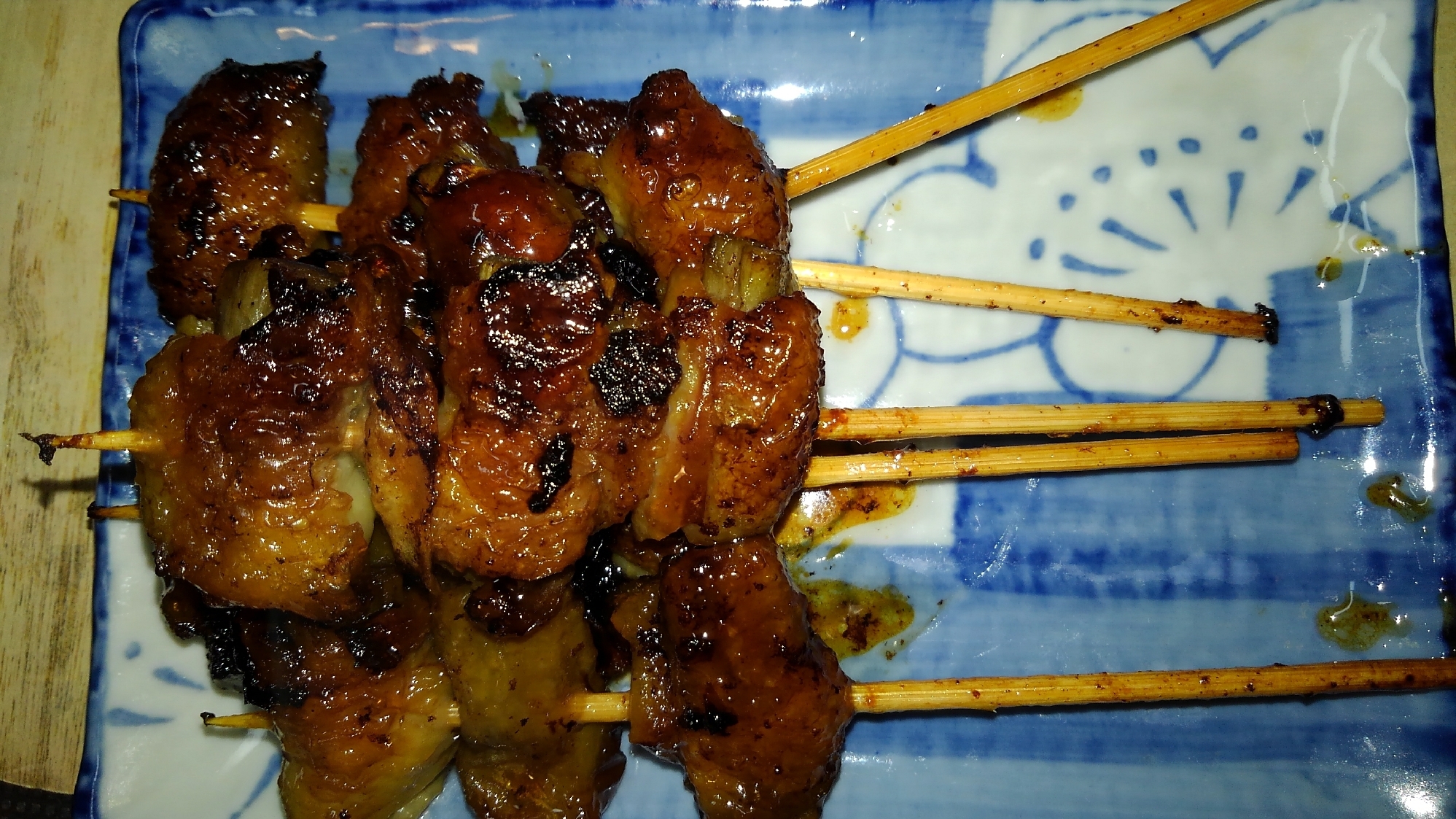 鶏皮のゴボウ巻き～焼き鳥風