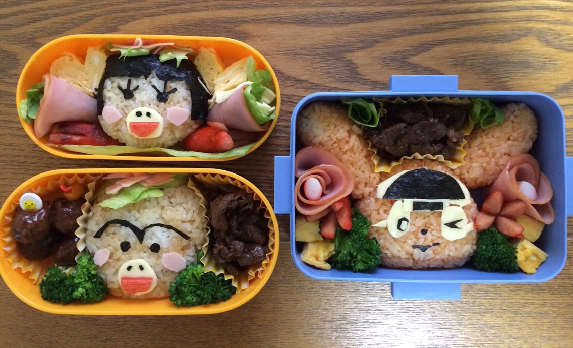 キャラクター弁当 ( •ᴗ•)*♪