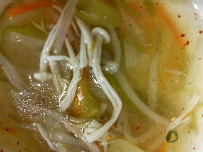 韓国風もやしスープ