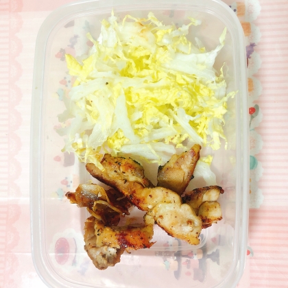 鶏むね肉のニンニクハニーレモン焼き