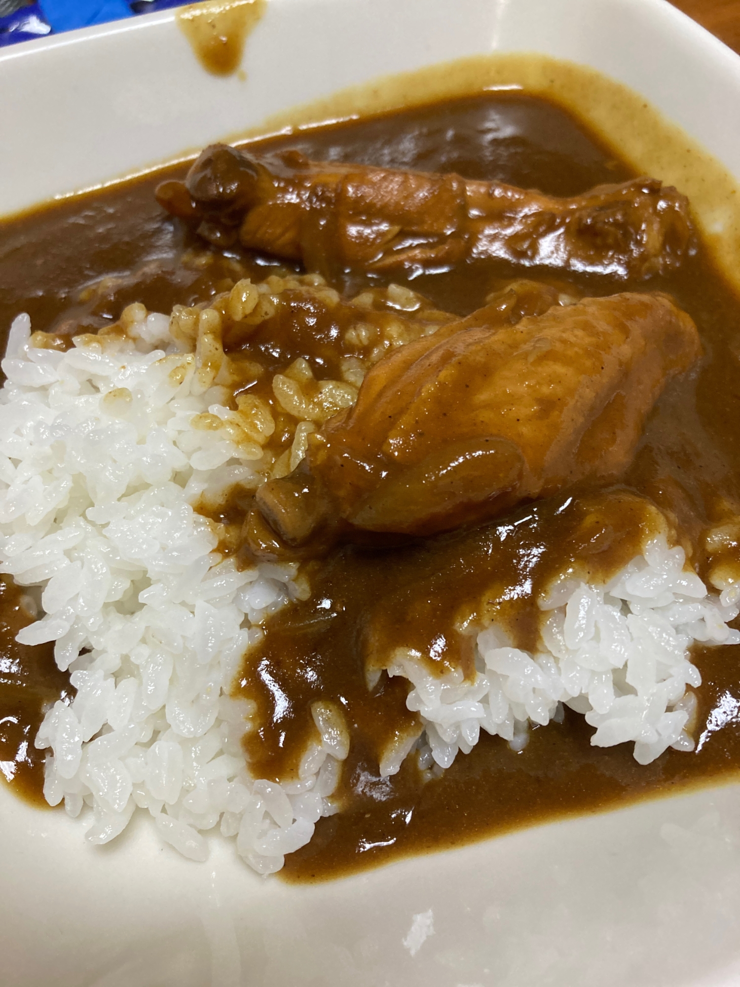 鶏手羽中でチキンカレー