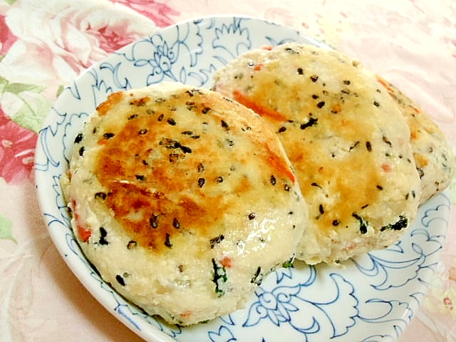 ❤鶏挽肉とワカメと豆腐とおからの繊維ハンバーグ❤