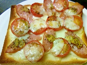 遅く起きた朝に プチトマトースト レシピ 作り方 By Kiri873 楽天レシピ 遅く起きた朝に プチトマトースト レシピ 作り方 By Kiri873 楽天レシピ