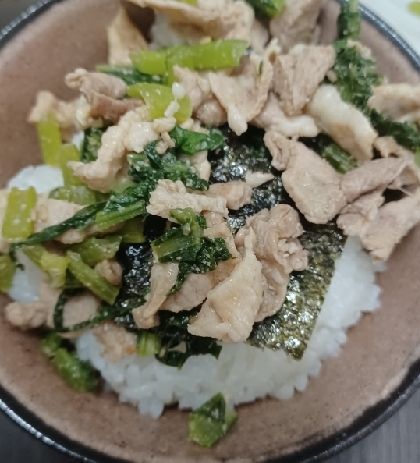 〜ほうれん草と豚ひき肉の炒め物〜