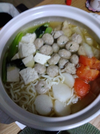 ポカポカ温まる！野菜たっぷりみぞれ鍋