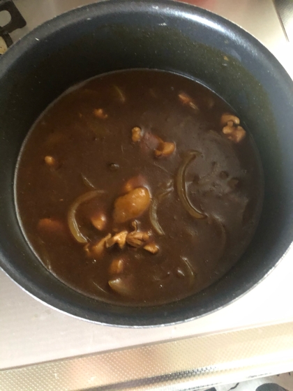 簡単にカレーのお蕎麦ができて夫も喜んでました！