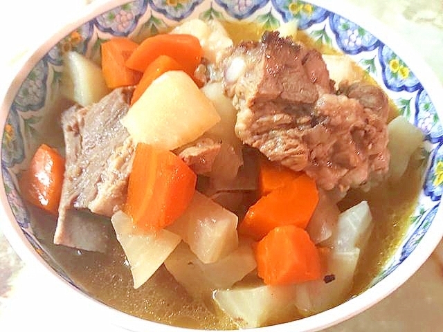 大量消費にも!スペアリブと大根の圧力鍋煮♪