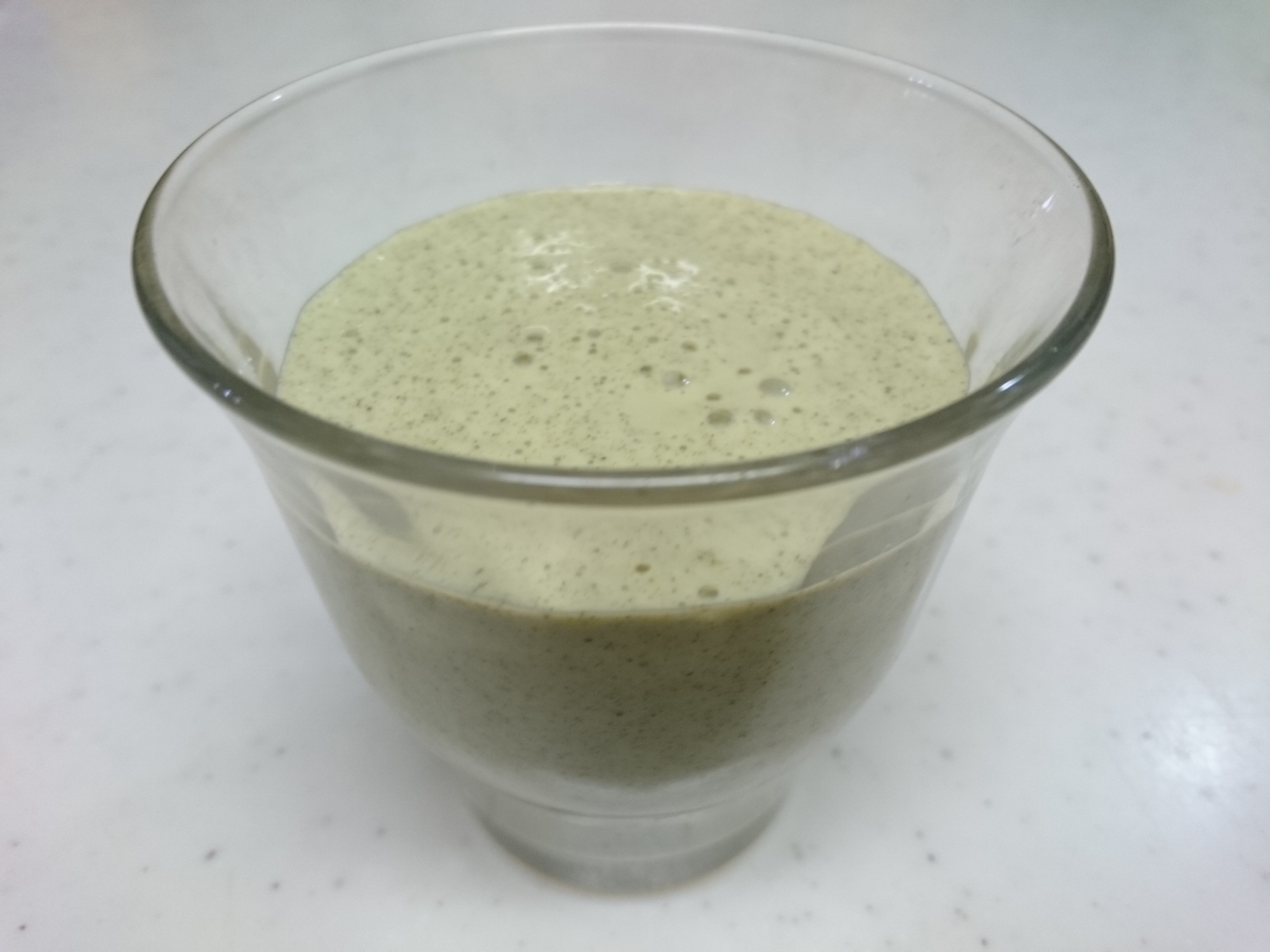 豆腐で作るお茶シェイク