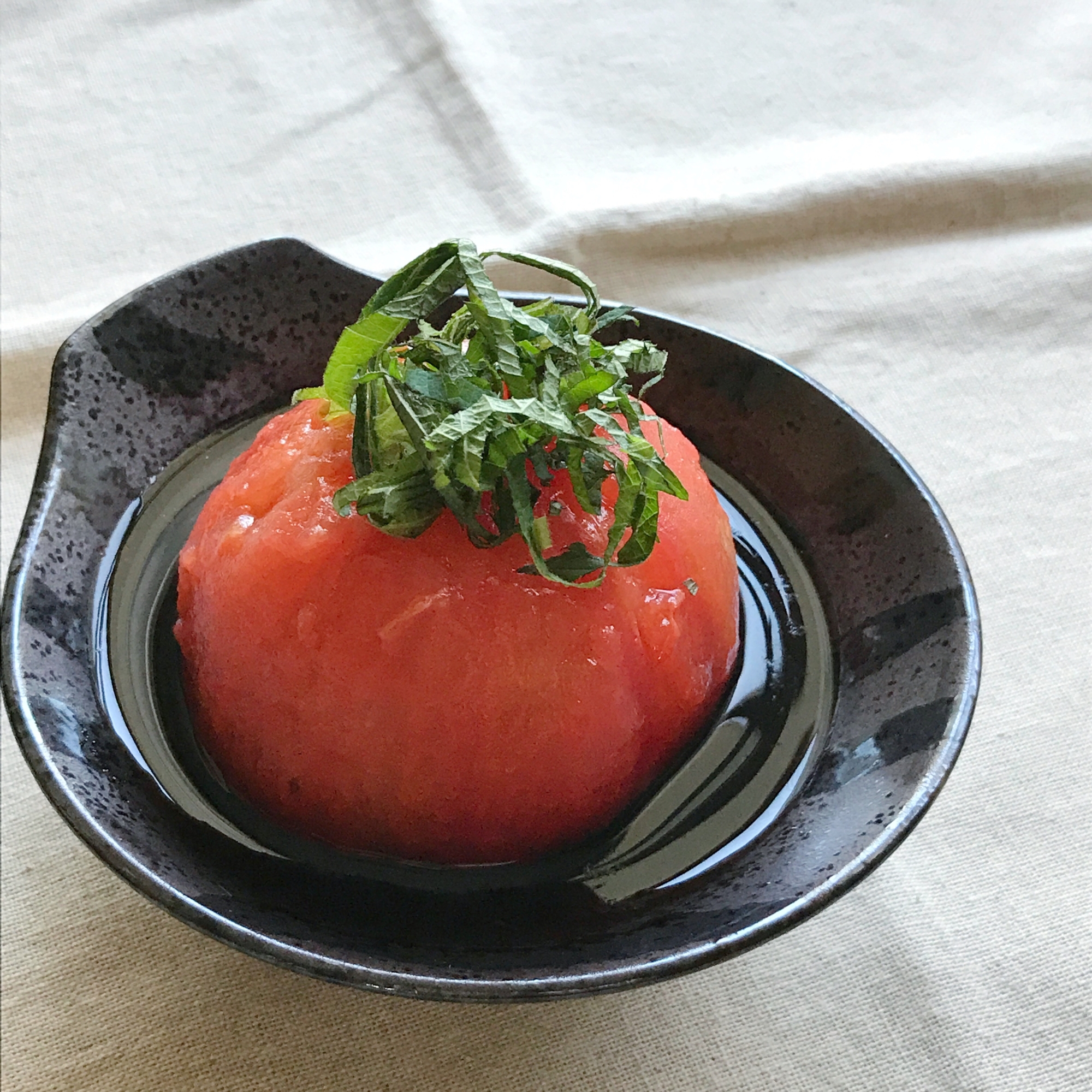 丸ごとトマトのお浸し