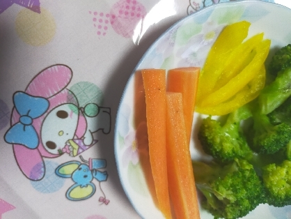 野菜スティックฅ•ω•ฅポキポキ(≧∇≦)ฅ゛美味しかったですฅ゛ﾏﾀﾈｰ