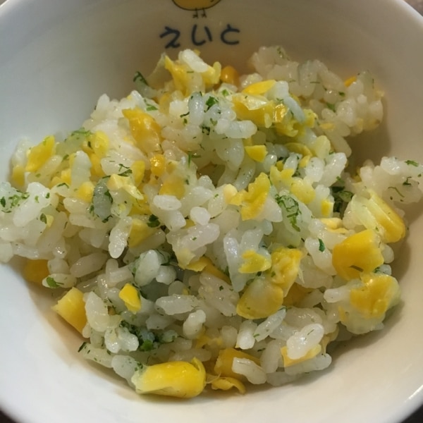 離乳食完了期 コーンと青のりの混ぜごはん レシピ 作り方 By Ha Ru Ko 楽天レシピ 離乳食完了期 コーンと青のりの混ぜごはん レシピ 作り方 By Ha Ru Ko 楽天レシピ
