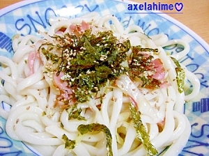 塩麹レモンの焼きうどん☆