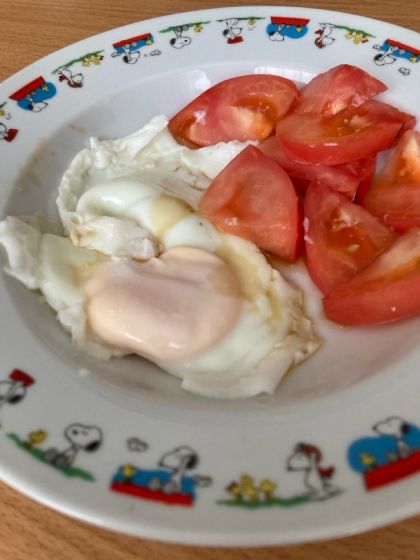 油を使わずに目玉焼き