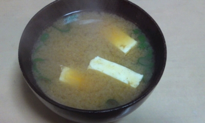 焼き豆腐のお味噌汁