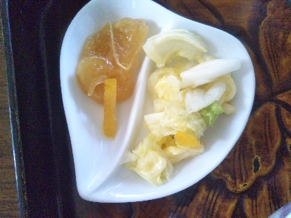 だしまろ酢と柚子で♪簡単！白菜の漬け物☆