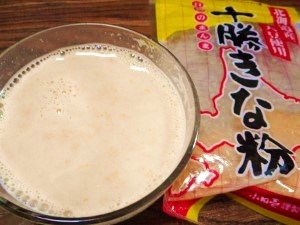 レンジできな粉ドリンク